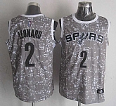 San Antonio Spurs #2 Kawhi Leonard Gray City Luminous Stitched Jersey,baseball caps,new era cap wholesale,wholesale hats